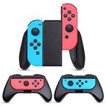 HEYSTOP Grip Compatible with Nintendo Switch Joy-Con, 3 Pack Comfort Grip Handle Kit Compatible with Nintendo Switch Joy-Con