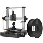 3IDEA Kobra 3 3D Printer with Auto Leveling & High Precision Printing, Includes 3Idea Premium Ultra NX Black PLA Filament – Fast Printing, DIY FDM 3D Printer for Beginners & Experts