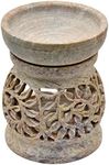 Nirvana Class NIRMAN Handmade Stone Aroma Burner Oil Diffusers Home Decor (Leaf)