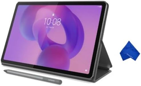 Lenovo Idea Tab 11" WQXGA Android Wi-Fi Tablet - MediaTek Dimensity 6300, 4GB RAM, 128GB UFS 2.2, Android 15, Folio Case and Pen Included, Luna Grey (ZAFR0488CA)