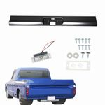 labwork Rear Roll Pan Bumper with License Plate Replacement for Chevrolet C10 Pickup 1967-1972 Trucks Steel