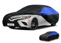 GUNHYI Car Cover Custom Fit for Toyota Camry Sedan/Solara (1996-2024) Waterproof All Weather for Automobiles, Outdoor Full Cover Rain Sun UV Protection, Blue