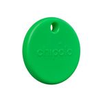Chipolo POP Tracker Tag - Colorful, Compatible, Loud Bluetooth Tracker with Call Your Phone & Out of Range Alert, Works with Find Hub on Android or Apple Find My (Green)