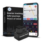 Acumen Track OBD Car GPS Tracker – Wireless GPS Tracker for Car with Live Tacking Voice Monitoring, Geo-Fencing, Easy Plug-in,1-Year Warranty with Android & iOS App Subscription