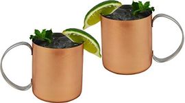 Southern Homewares Copper Moscow Mule Mug w/Stainless Steel Lining Moscow Mule Cups Copper Cups Copper Mugs Set of 2