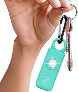 Original Defense® Siren Self Defense for Women - Personal Alarm for Women, Children, & Elderly - Recommended by Police - 130 dB Loud Self Defense Keychain Siren with LED Strobe Light (Mint)