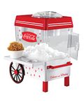 Nostalgia SCM550COKE Coca-Cola Countertop Snow Cone Maker Makes 20 ICY Treats, Includes 2 Reusable Plastic Cups & Ice Scoop – White/Red