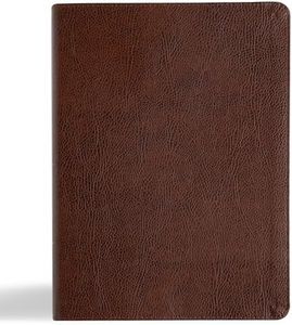 KJV Study Bible, Large Print Edition, Brown Bonded Leather, Red Letter, Pure Cambridge Text, Study Notes, Commentary, Articles, Photos, Timelines, Maps, Easy-to-Read MCM Type