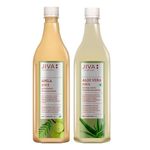 Jiva Amla Juice 1L & Aloe Vera Juice 1L (Combo pack of 2)