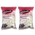 Winfresh Naphthalene BALLS White Kapoor Goli, Anti-Insect, Repellant Mothballs Sanitary Cubes for Commercial Use for Clothes Pantry, Bathroom, Toilet,Wardrobe, WASH Basin, Urinal kapoor goli (tablet) White(500g, 2)