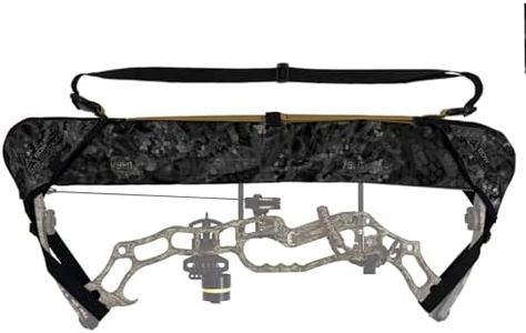 Slicker Weatherproof Bow Sling for Archery, Soft and Compact Bow Case for Hunting Gear Accessories, Cam and String Protector - Vanish Shadow