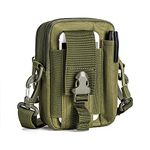 CARRY TRIP Tactical Outdoor Waist Bag Multifunctional Molle Pouch (Army Green)