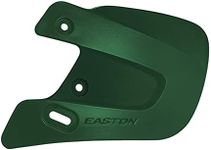 Easton Batting Helmet Extended JAW Guard | Left Handed Batter | Green | 2020 | Fits Easton PRO X, Z5 2.0, Z5, & Alpha Batting Helmets | Baseball Softball