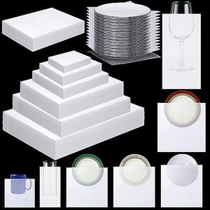 Frienda 240 Moving Dishes Packing Kit 60 Foam Sheets 180 Pcs 6 Sizes Plate Packing Sleeves for Moving Foam Packing Sheets Cushion Foam Pouches for Packaging Shipping Storing Glasses China Cups Mugs