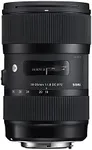 Sigma 210101 18-35mm F1.8 DC HSM Lens for Canon (Filter size 72mm) Black