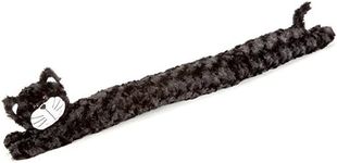 Bits and Pieces - Plush Cat Door Draft Stopper - Door and Window Breeze Guard - Keep Heat in and Cold Out