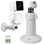 1 Pack Wall Mount for Wyze Cam Pan V3/ Wyze Cam V3/ Wyze Cam Outdoor - 360° Swivel Adjustable Bracket for Wyze Outdoor Camera and Wyze Cam V3 - Indoor Camera Mount, White