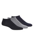 Jockey Men's Over The Knee Cotton Blend Socks (Pack of 3) (7097_Black/Grey Mel/Navy Mel_FREE SIZE_Multicolor)