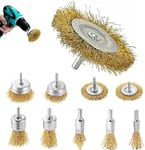 9 Pcs Drill Wire Wire Brush Wheel C