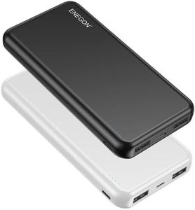 ENEGON Caricabatterie portatile Power Bank da 10000 mAh, con ingresso USB C e doppia uscita USB per iPhone, iPad, Galaxy S9, tablet e altro1
