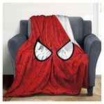 Superhero Spider Throw Blankets, Ultra-Soft Micro Fleece and Warm Cozy Lightweight Throw for Bed Couch Sofa Gifts Blankets (50" X60 in)