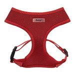 Bunty No Pull Dog Harness Large Dog - Soft, Breathable, Durable and Adjustable Dog Vest Harnesses, Lightweight Anti Pull Dog Harness - Red, Back D-Ring, Large Dog Harness