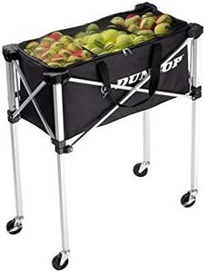 DUNLOP Sports Portable Teaching Cart - Options: 250-Ball and 144-Ball Capacity