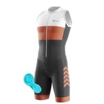 Mens Pro Trisuit Short Sleeve Triathlon Suit Best For Ironman Racing Tri Suit, Quick Dry, Cycling, Running, Duathlon for Bicycle Training, Racing Bike Top (Q3,M)