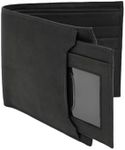 AG Wallets Leather Wallet for Men - Sliding 2-in-1 Bifold Wallet with Removable Card Holder & RFID Protection - Premium Travel Wallet - Versatile & Functional Design - Black