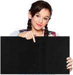 Extra Large (28 inch by 16 inch) Thick Rubber Service Bar Mat for Home Kitchen Counter Mat, Bartender Bar Mat, Dish Drying Mat, 1 Pack Black