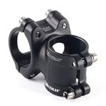 7 Degree Bike Stem Short Bicycle Stem 35mm Handlebar Riser Extender for Road Bike, Mountain Bike, MTB, BMX, Cycling (Black, Handlebar Diameter 31.8mm/1.25")