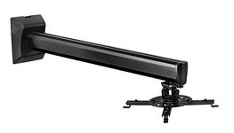 Mount-It Projector Wall Mount for Short Throw and Standard Projectors Universal Stand Fits Epson Optoma Benq Viewsonic Projectors 29.5 In Distance To Wall 55 Lbs Capacity MI-608