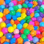 Ritaifer 1000 Count Ball Pit Ball - Safe Non-Toxic BPA-Free Plastic Balls for Kids - Vibrant Rainbow Colors - 2.2inch Play Balls for Toddler and Baby Ball Pits