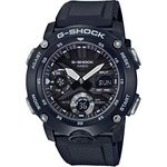 Casio Unisex 49.00mm Quartz Watch with Black Analogue - Digital dial and Black Rubber Strap Strap GA-2000S-1AER