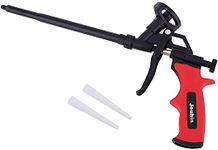 Jouhin Spray Foam Gun Expanding Foam Gun Needn’t Cleaner, Updated Teflon Pro Foam Dispensing Gun, Insulating Foam Sealant Sprayer, Pu Foaming Applicator for Caulking and Insulation