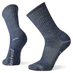 Smartwool Men's Hike Classic Edition Light Cushion Crew Hiking Socks, Alpine Blue, L UK