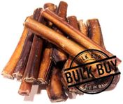 Bully Sticks for Dogs - Canadian Made Bully Sticks for Dogs - *(6 INCH 15 Pack Approx.)* - Bully Sticks - Low to No Odor Bull Pizzle - Thick Premium Long Lasting Bully Sticks