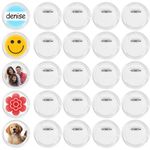 BUYGOO 25Pcs 3 Inch Button Badges with Pin, Clear Button Badges Picture Acrylic Design Button Badge Craft Buttons Large Photo Buttons Pins for Craft Supplies, School Projects, DIY Badges Pins (7.5cm)