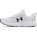 Under Armour Women's Charged Assert 9, White (101)/Black, 9 Wide