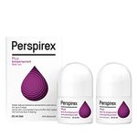 Perspirex Plus 2-Pack Antiperspirant for Women and Men – Clinical Strength Roll On Deodorant Protects Against Excessive Sweat