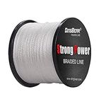 Dingbear 109Yd/100m 40LB/0.28mm White Super Strong Pull Generic Braided Fishing Line Kite Line Woven Network Cable Cast Super Strength Fishing Line