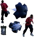 Bluedot Trading 40 inch Resistance Umbrella Parachute Power Running Chute for Speed & Sprint Training made for Football Soccer Training Kids, Youth, and Adults