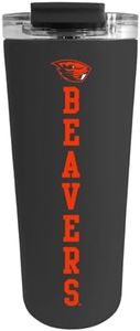 Decorvo Officially Licensed Collegiate Stainless Steel Tumbler - Double Walled Insulated Travel Tumbler - 24 oz (Oregon St Black)