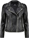 Jild Biker Style Vintage Leather Ja