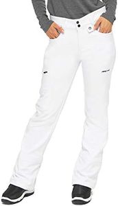 Arctix 23131-01-S Women's Premium Insulated Snow Pants, Adult-Women, White, Small (4-6) Short