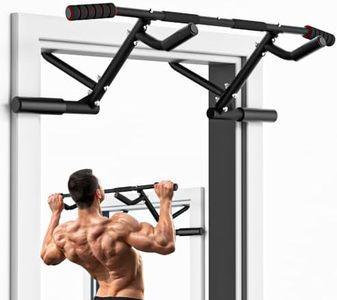 ONETWOFIT 2025 Upgrade Multi-Grip Pull Up Bar for Doorway - 460 lbs Heavy Duty Chin-Up Bar for Home Gym Exercise, Door Frame Pull Up Bar for Almost All Doors