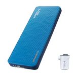 LOSTHORIZON Air & Foam Camping Mattress, Self-Inflating Sleeping Pad, 4.5" Thick, with Air Pump, Cot