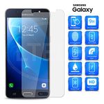 Compatible with Samsung Galaxy J7 Prime 2 (2018) SM-G116 - MobiBax Prime Laser Cut Custom Made Transparent 100% Real Tempered Glass Screen Protector/HD Shatter Proof Anti Scratch 9H Hardness