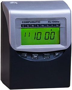 Compumatic XL1000e Fully Automatic Self Totaling Employee Payroll Time Clock