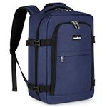 MOCOCITO Sac de Voyage 40x25x20cm, Sac à Dos, Bagage Cabine, Easyjet Ryanair, Bleu